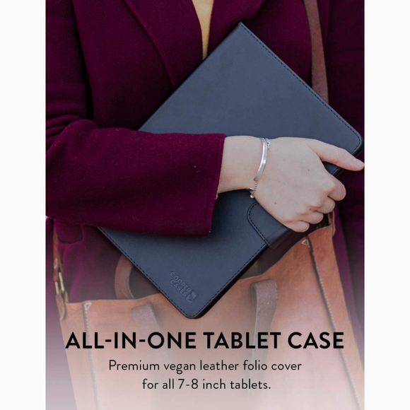 Cooper Infinite Executive Keyboard With Blue Case for 7, 7.9, 8" Tablets New - Picture 2 of 8